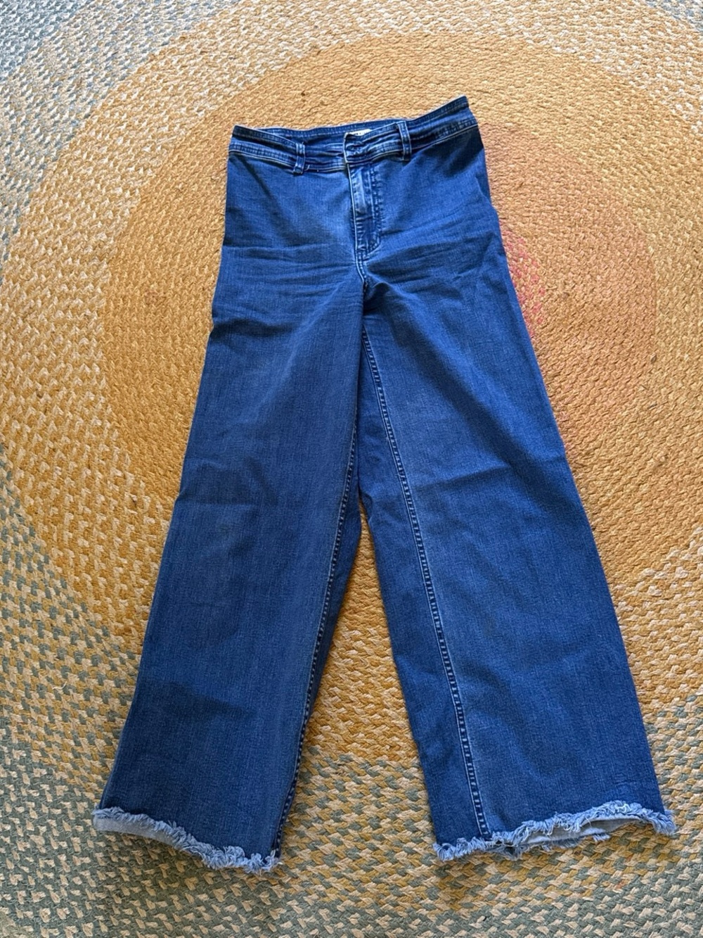 Billabong Free Fall Denim  Wide-Leg Dark Blue Jeans